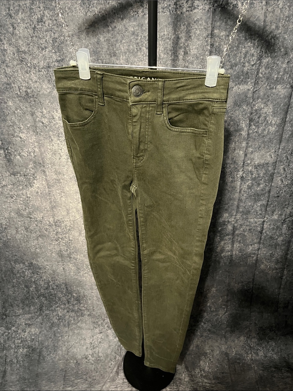 American Eagle Outfitters Olive Skinny Jeans